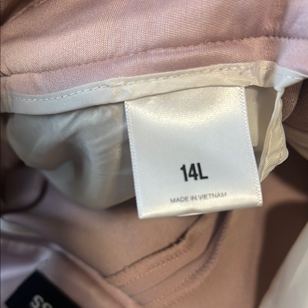 Express Pink Ankle Cropped Pants - Picture 4 of 6